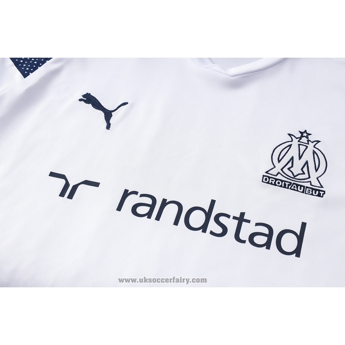 Tracksuit Olympique Marseille Short Sleeve 2022-2023 White - Shorts